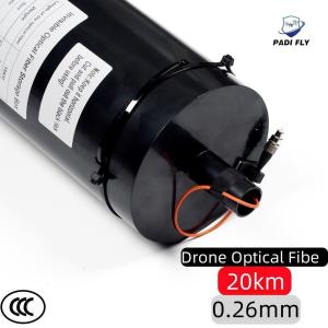 China Black 20km Long Distance Fpv Anti-Interference Can Shaped Optical Fiber for Drone Transceiver Function Drone Anti Jamming on sale