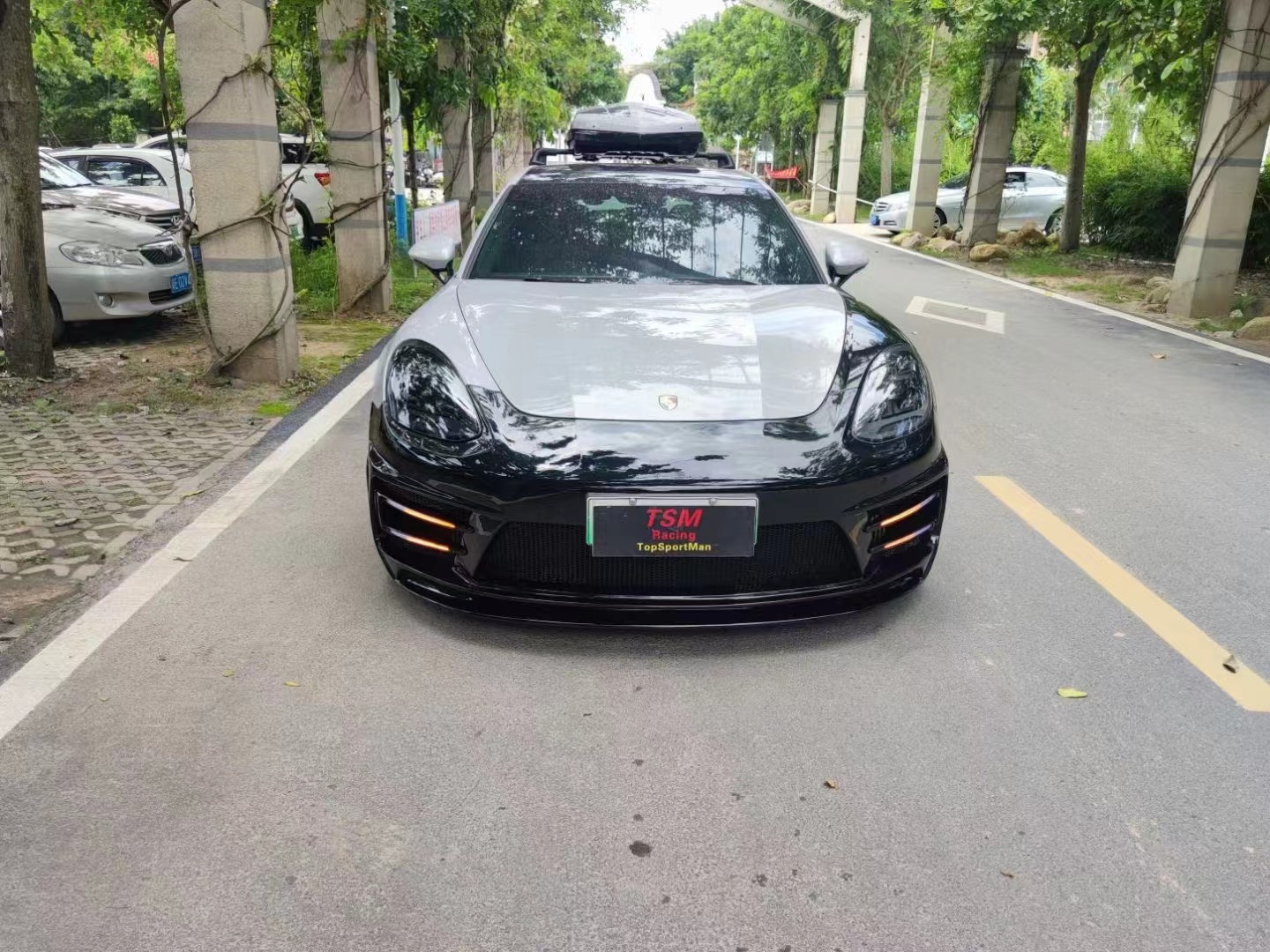 For Porsche Palamela 971 Body Kit 971 Upgraded ATR Style Front and Rear Bumper Side Skirt Body Kit