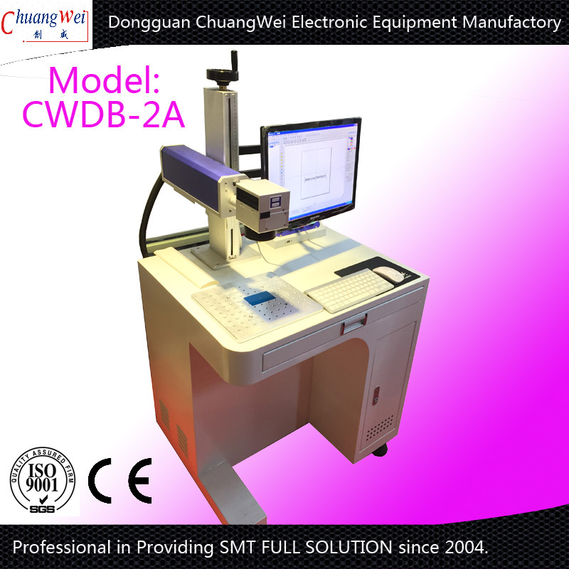  Fiber Laser PCB Marking Machine No Pollution Reliable 60W Power Manufactures