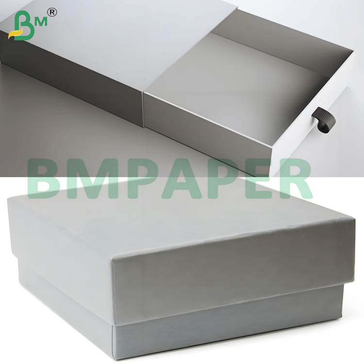 2mm 700*1000mm Recycled Pulp Rigid Grey Cardboard For Gift Box