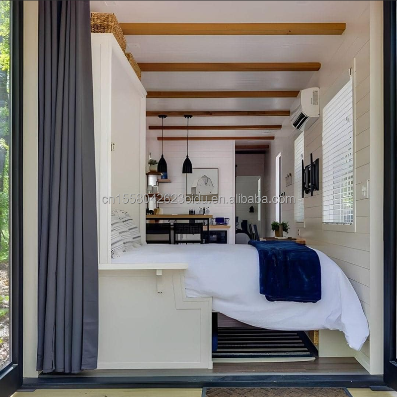 Hotel 20ft-40ft Portable Wooden Container House Durable Sea Freight Container Renovation with Hotel Standard