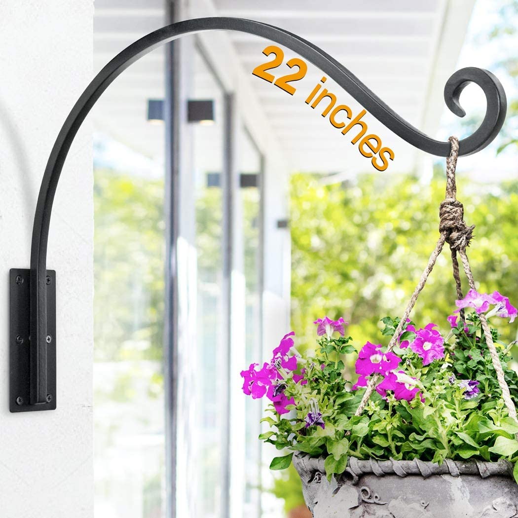 Surealong macrame hanging plant bracket for plant hangers powder coating for support