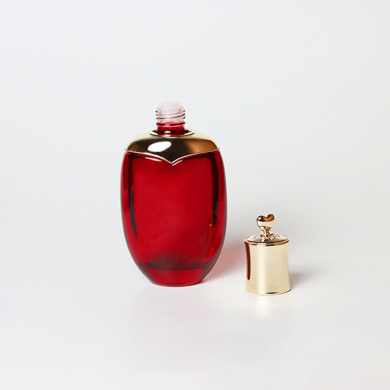 Screw Cap 25ml 150ml Crystal Cosmetic Glass Bottles