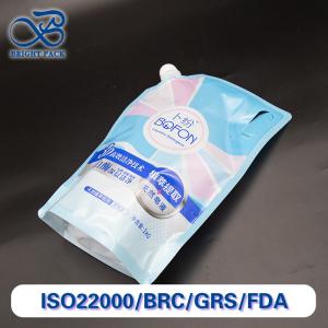 Durable And Convenient Spout Pouch With Handle For Laundry Detergent Packaging