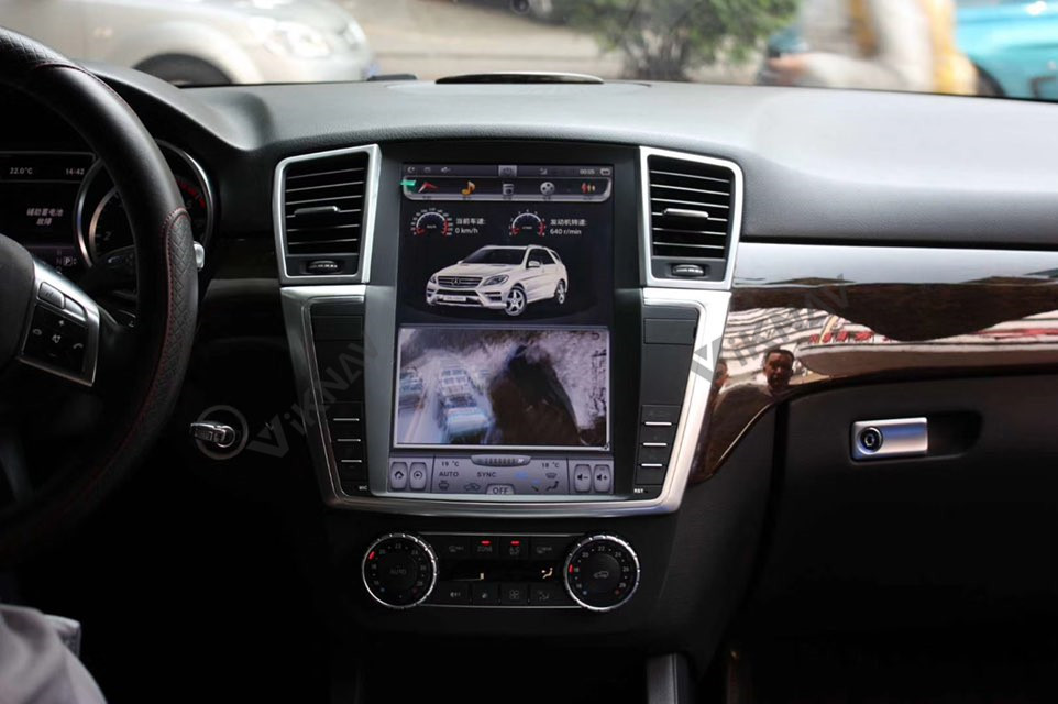 ML350 Mercedes Benz Radio Stereo Player Vertical Android Head Unit
