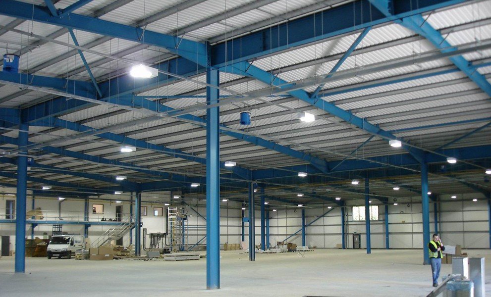 Low Carbon Steel Prefabricated Long Span Galvanized Steel Structure Workshop