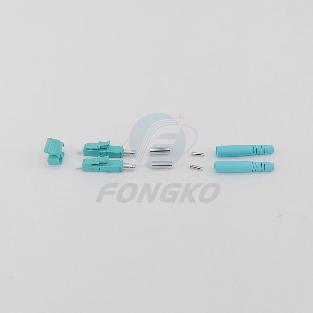 Fiber Optical Connector Kit Lc/UPC FTTH FTTX OM3 Duplex 3.0mm Fiber Optic Connector
