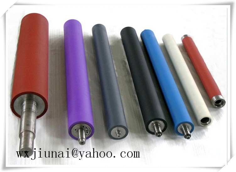 Environmental Polyurethane Coating Rollers high strength for Coal Mining