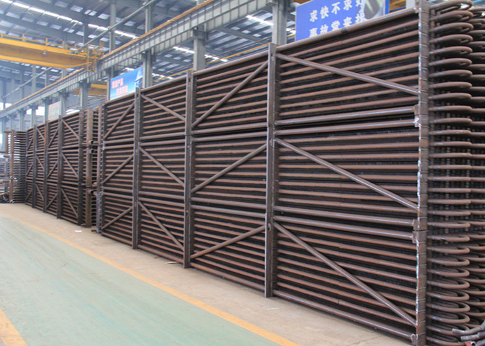 EN10228 Horizontal Sprial Fin Tube Power Plant Economizer