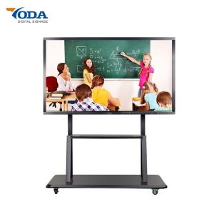  65 Inch 4K Seamless LCD Interactive Flat Panel Touch Screen Manufactures