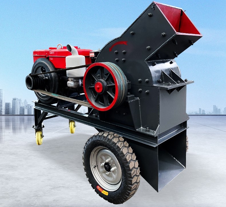Diesel Hammer Crusher Machine Stone Tile Plaster Crusher Machine