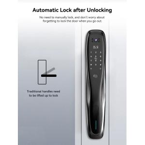 Glomarket 3D Face WIFI Smart Fully Automatic Smart Lock Fingerprint APP Card Key
