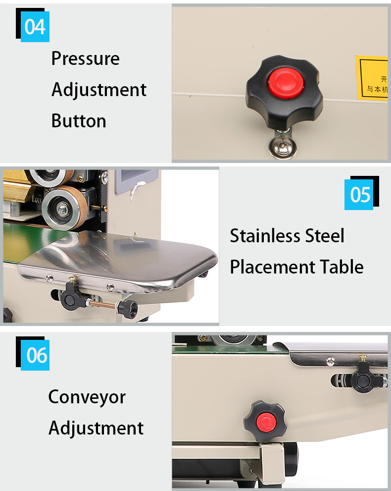 Compact Automatic Plastic Bag Sealing Machine Anticorrosive High Speed