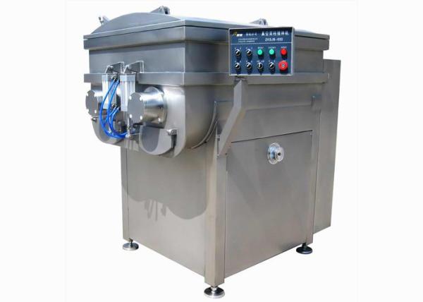 Professional Meat Canning Equipment Stainless Steel Double Axis Vacuum Meat