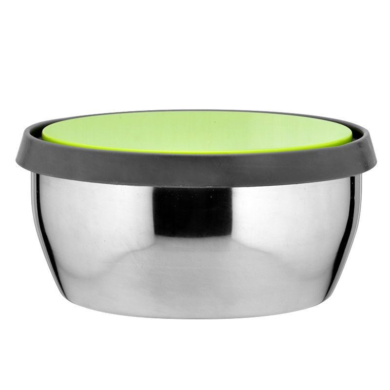 2016 new style stainless steel 201 and PP yellow color kitchenware for children