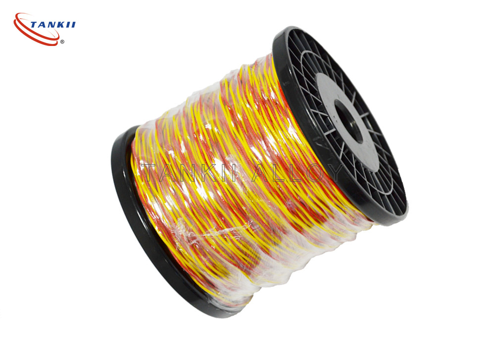 Tankii Fiberglass / PVC Extension Insulated Thermocouple Cable Solid Shape For Temperature Measurement