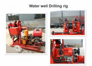 China High Speed Core Drill Rig 100-180m Drilling Depth With Hydraulic Feeding on sale