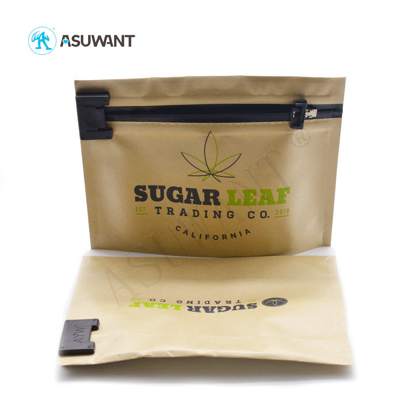 Multi - Color Child Proof Zipper Bags Reclosable With Zip Lock Resealing System