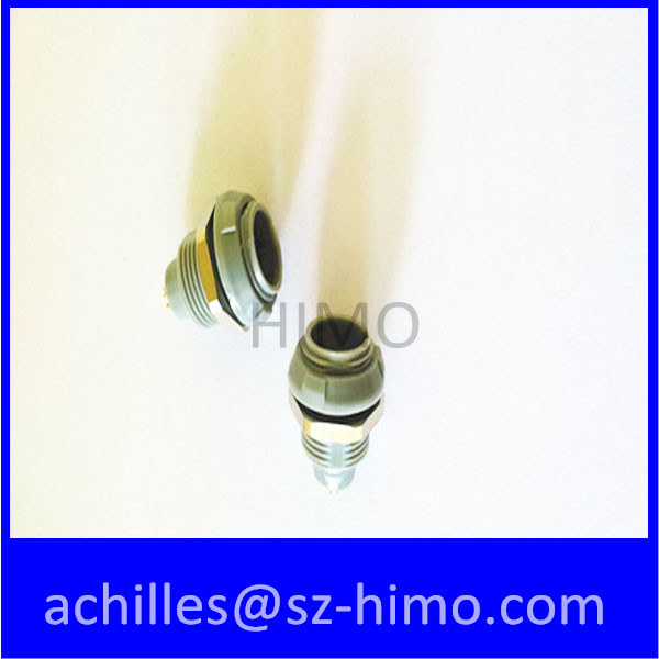 Push Pull Self-Locking Male And Female 4 Pin 1P Series Plastic Lemo Panel Mounted Socket