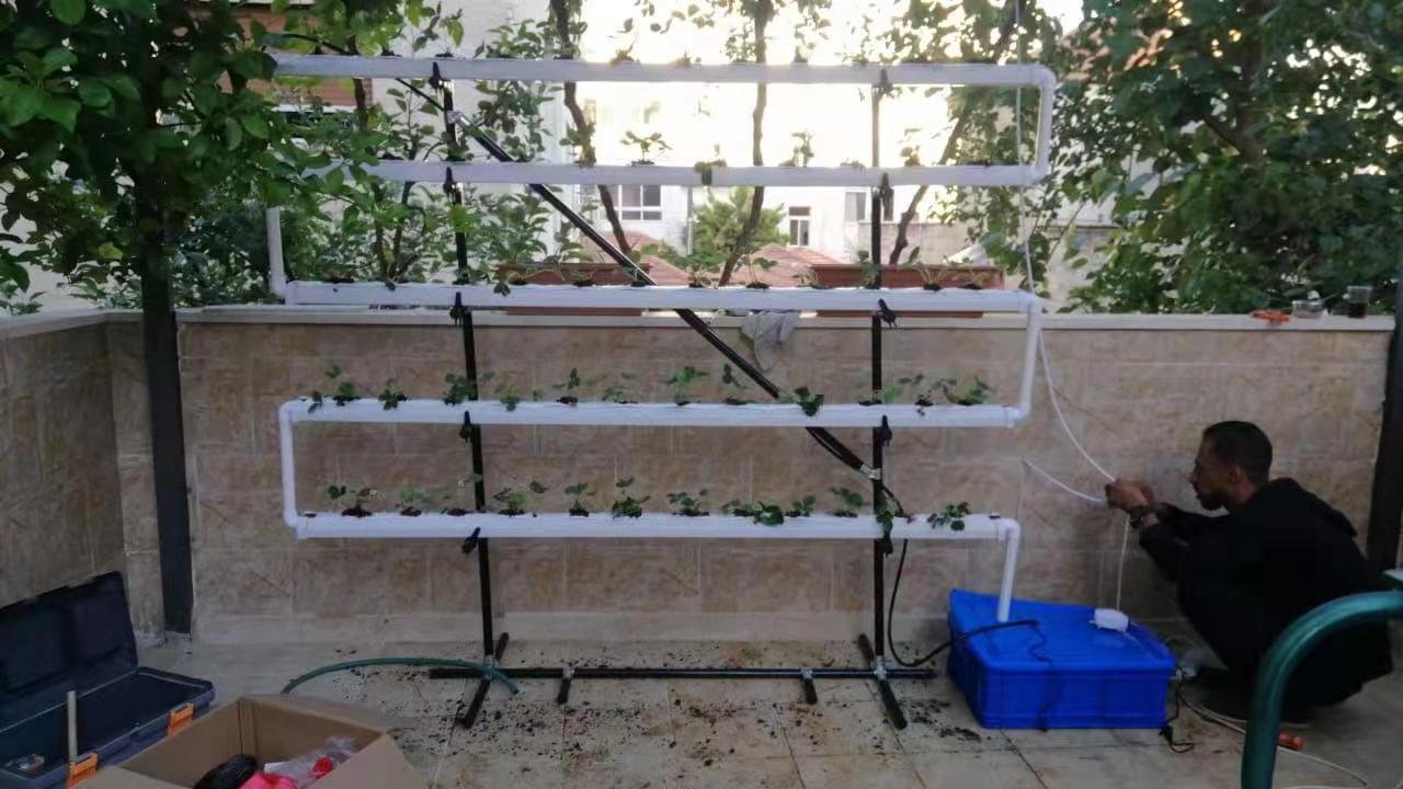 NFT DFT Garden Vertical Hydroponic Grow Tower System Agricultural