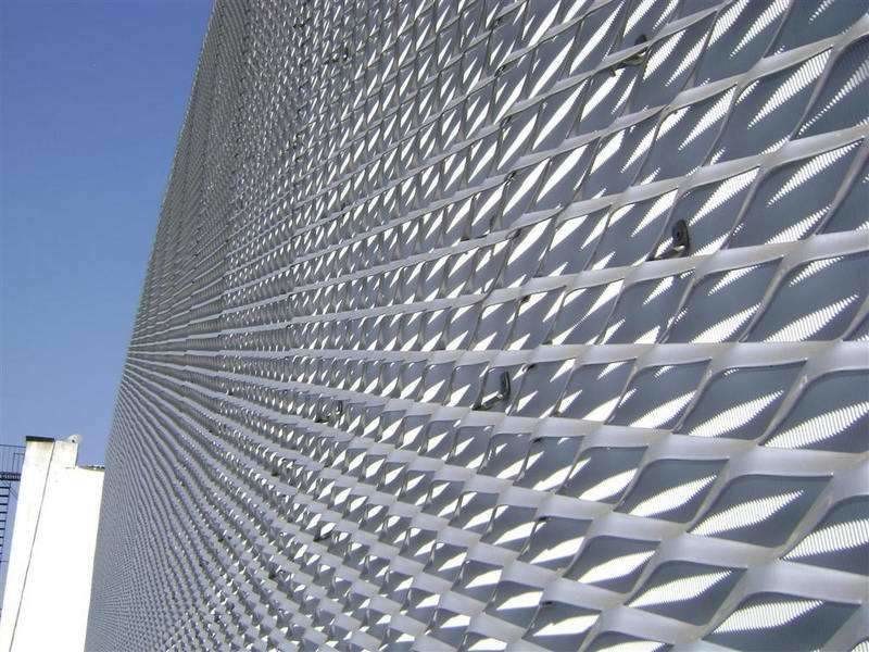 Perforated Diamond Expanded Metal Aluminium Mesh With Customized Size