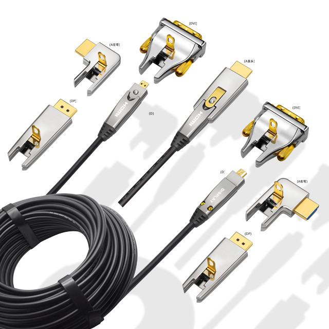 250mW 48gbps Fiber Optical HDMI Cable HDR EARC Active Hdmi Cable