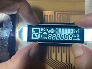  7 Segment LCM Display Monochrome Transimissive Lcd Module Transparent Character Manufactures