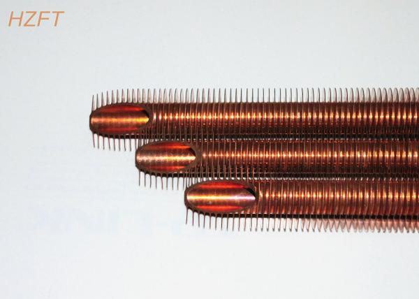 Heat Exchanging Extruded Fin Tube for Liquid / Air Heating and Cooling 25mm