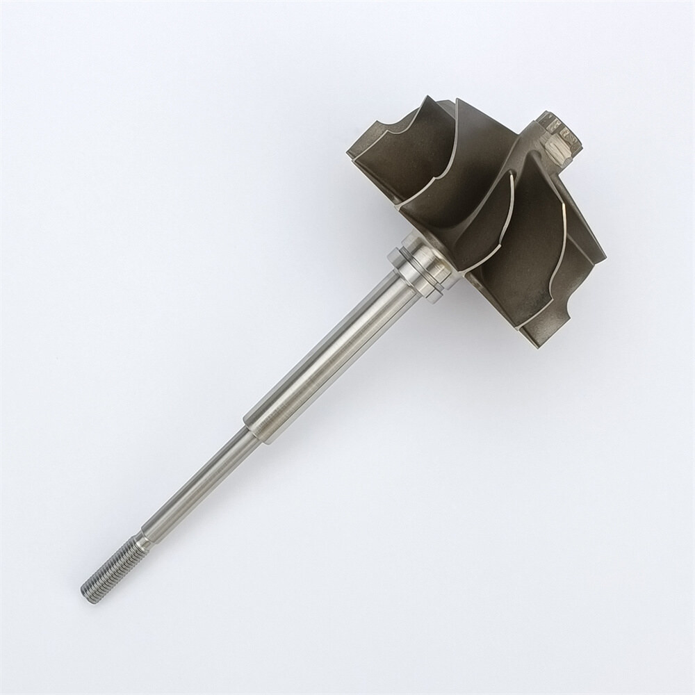 HX40 turbo upgrade 5+5 blades Turbine wheel shaft 3595245 for 3792521 4038409 4032790 4041180 turbochargers