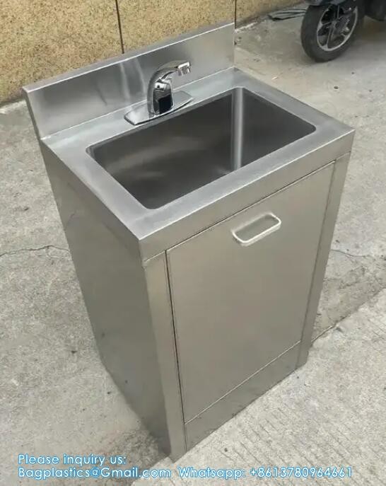 High Quality Stainless Steel Type Single Hand Wash Basin Cabinet For Operation Room