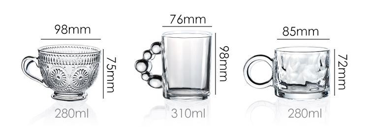 Custom Whiskey Tumbler Crystal Glass Beer Mugs Bulk Heat Resisting
