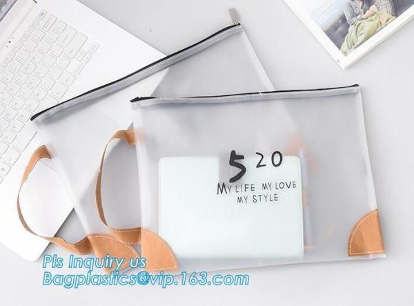 Clear vinyl Drawstring Bag, plastic custom printed pencil case, silicone DIY
