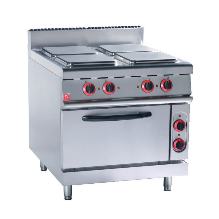 20.8KW 4 Burners Range Commercial Cooking Equipments 4 Burner Gas Range