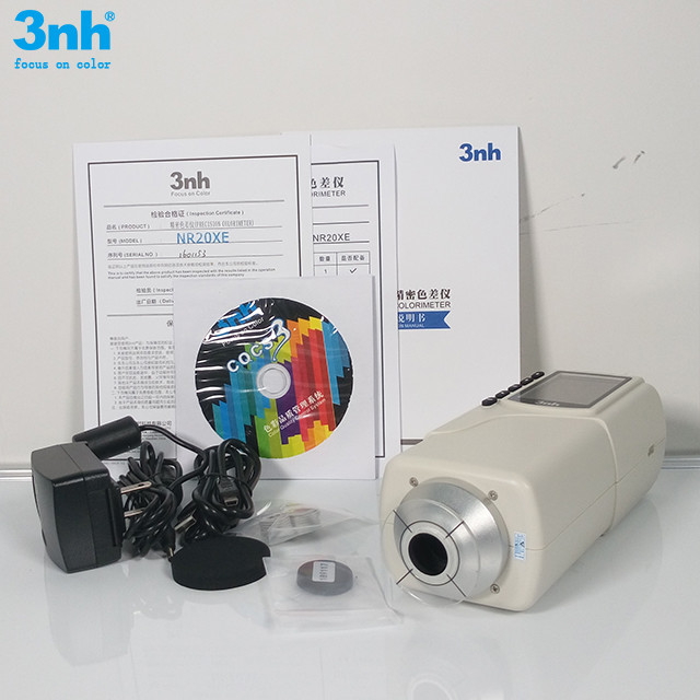 Large Aperture 20mm Handheld Colorimeter , 3nh Universal Chroma Meter NR20XE