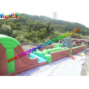 Waterproof Inflatable Playground 0.55mm PVC Tarpaulin Obstacle Course Inflatable