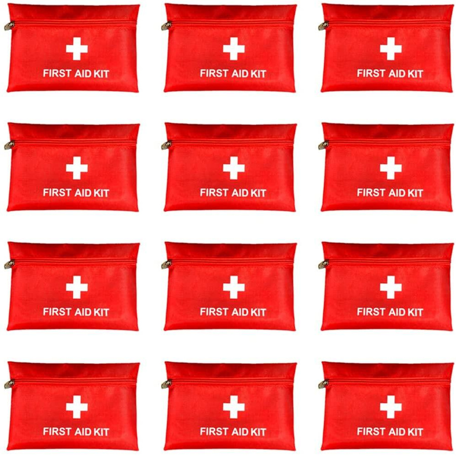 First Aid Responder Ems Medical Emergency Trauma Bag Portable Empty Dual Zippers 6.5"