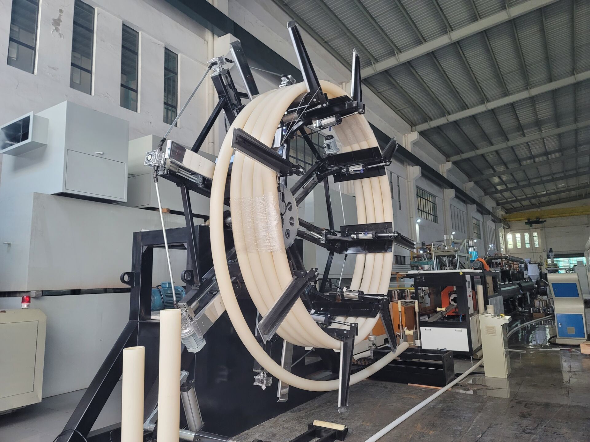 Siemens Motor ABS Plastic Pipe Extrusion Line CE Certificated