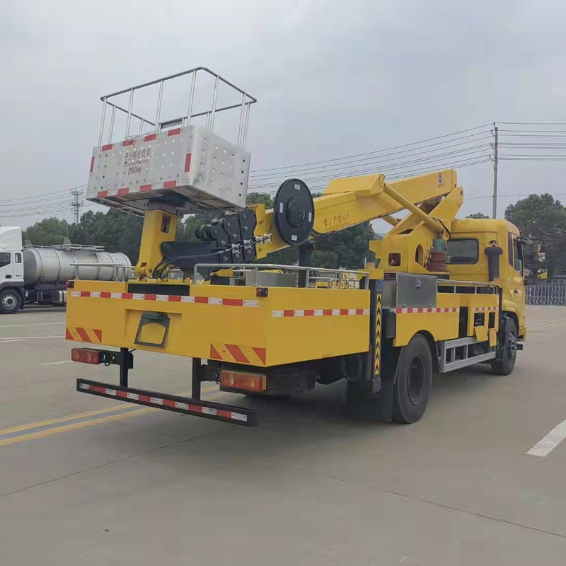 Kingrun Double Row Aerial Lift Work Trucks Straight Arm Hoisting Machinery
