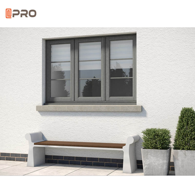 Casement Double Glazed Window 6063 T5 Aluminum Frame Soundproof