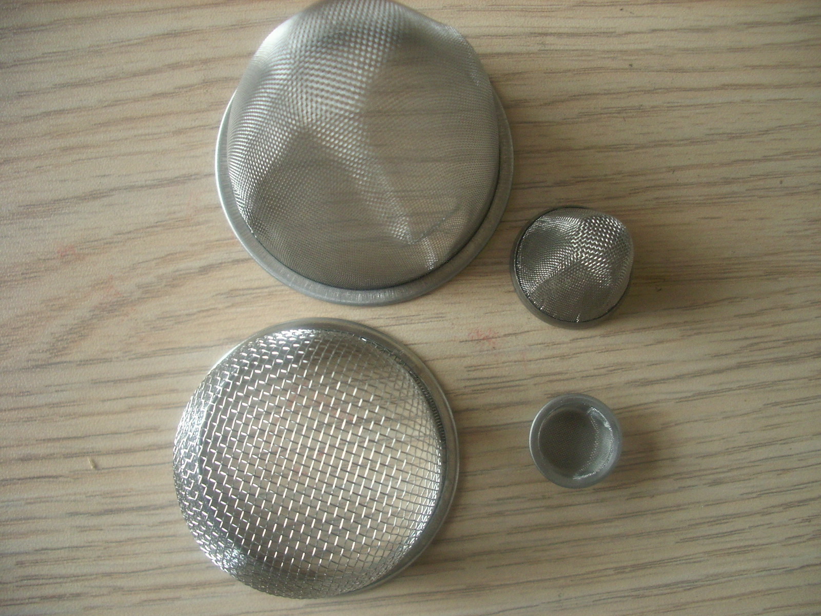 Stainless Steel Wire Mesh Filters Discs 152mm Diameter Copper Mesh Filter customized