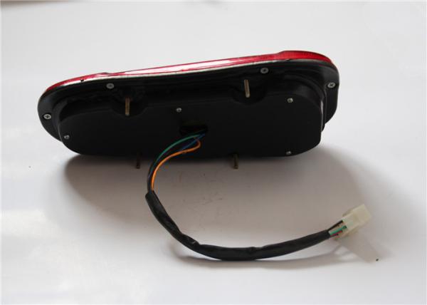 Three Color Shell Motorbike Tail Light , Universal Motorcycle Tail Light OEM