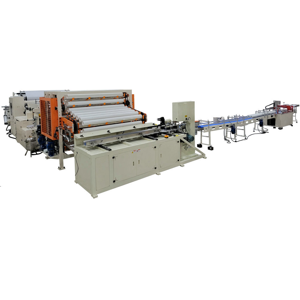 High Speed Toilet Tissue Paper Products Making Machinery Adjustable Cutting Length