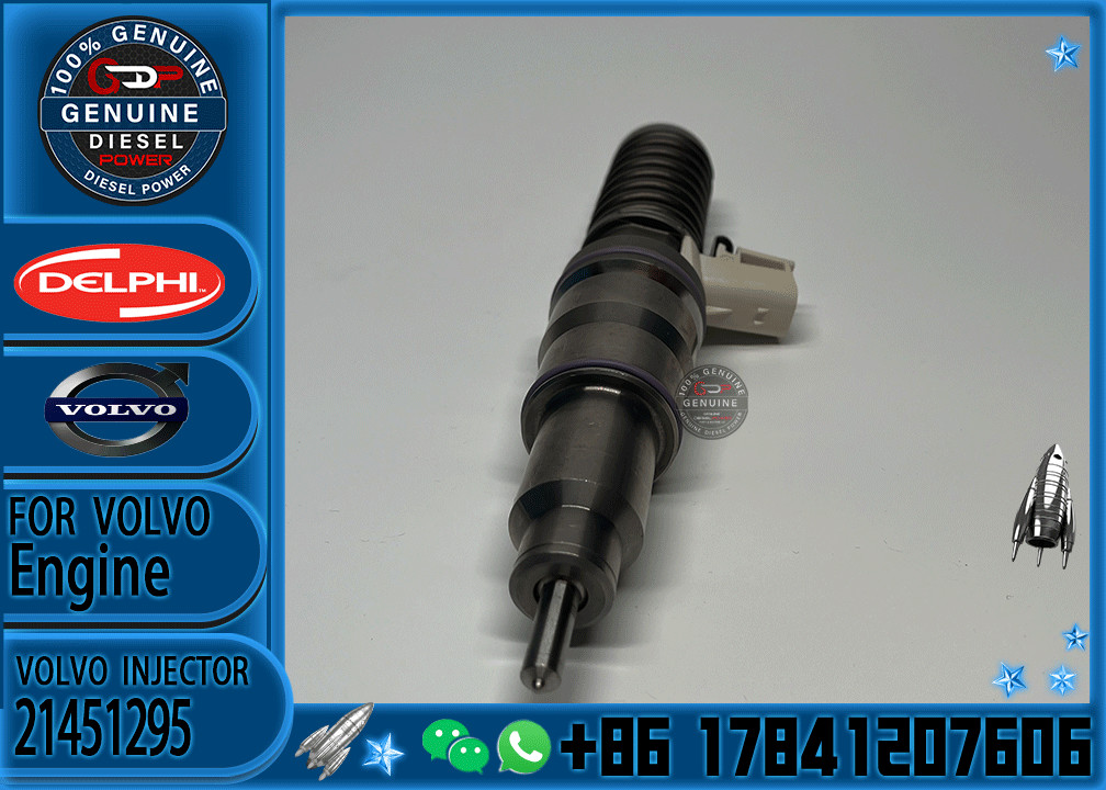 4 Pin Injector Diesel Fuel Injector 85013152 21451295 85003656 BEBE4F09001 For D16 Mack MD13 US07 Engine