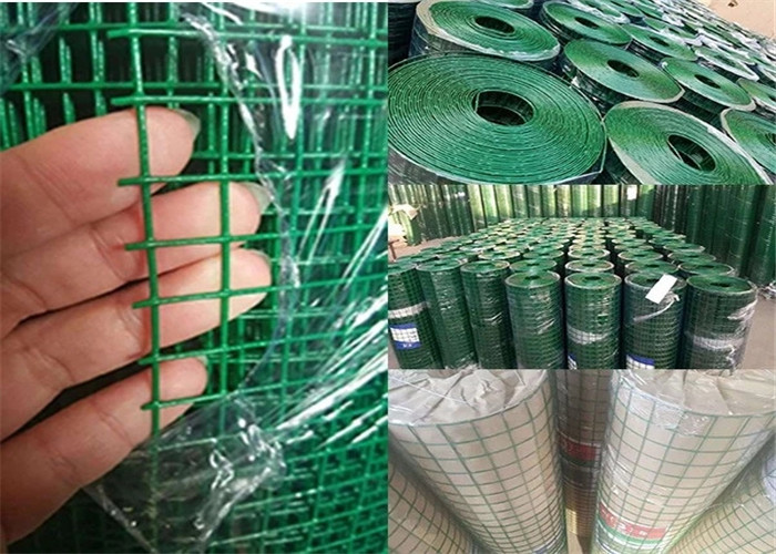 Poultry House Pvc Coated Welded Wire Mesh Fencing Galvanized With Post