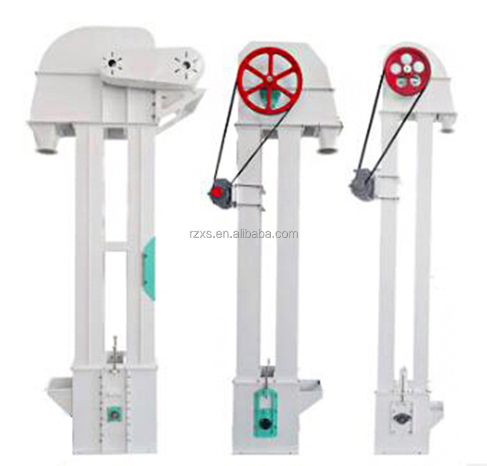 Structure Belt conveyor 5hp C type rice mill coffee bean feed td bucket elevator
