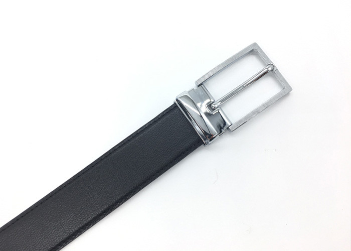 Custom Logo Business Pants 35mm Pure Leather Men Dress Belt