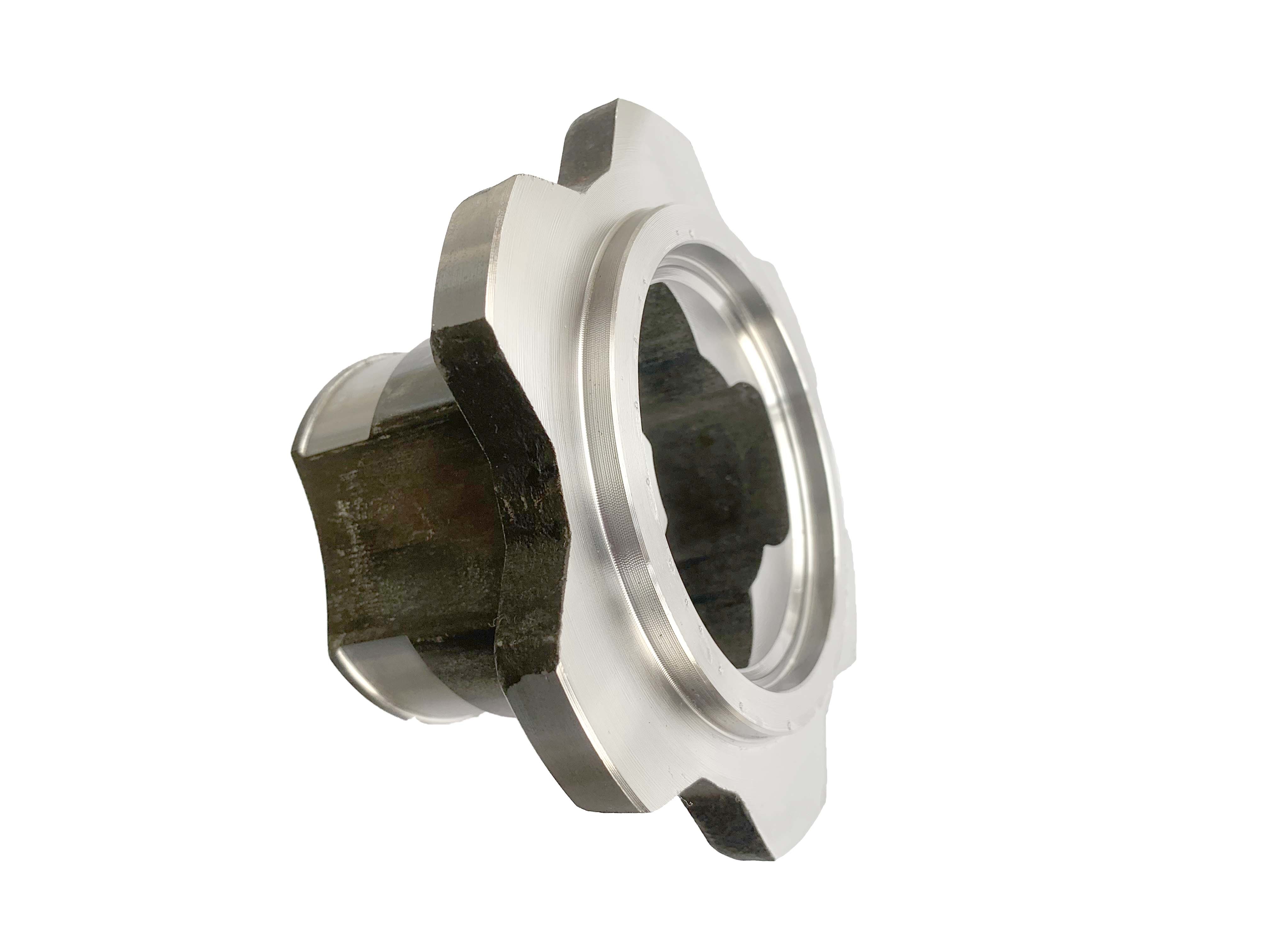 Round CV Joint Flange Heat Treatment 6kg Hydraulic Press CNC Lathe