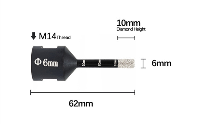45Mn Diamond 6mm 12mm 14mm Masonry Drill Bit Set For Power Drill