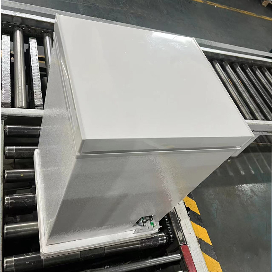 Manual Defrost Glass Door Chest Freezer Mechanical Temperature Control