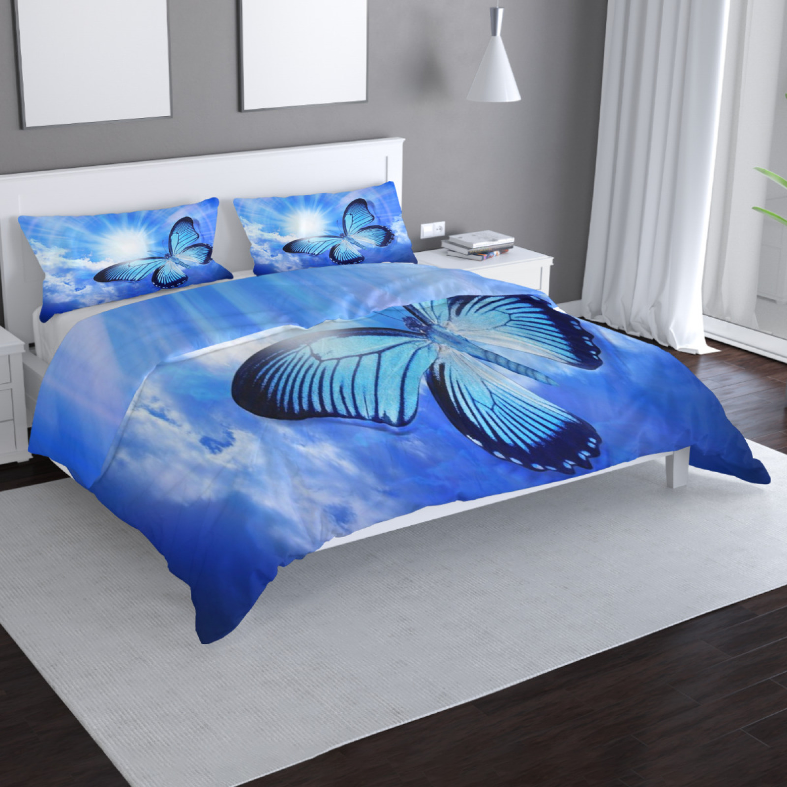 Hotel Style Bedding Set Luxury King Size 100% Polyester 3D Printed Comforter Covers